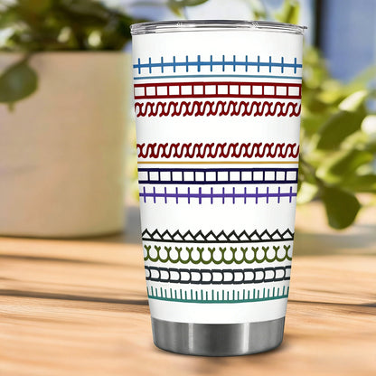 Spooky Halloween Hidden Message Various 20oz Insulated Stainless Steel Tumbler