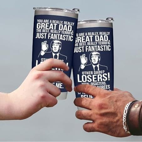 Mom & Dad Christmas Tumbler Set