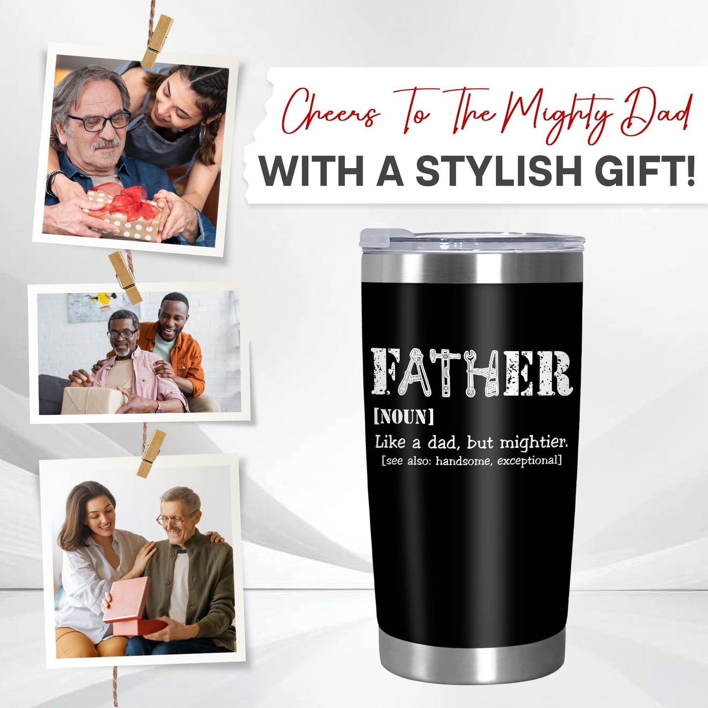 Fathers Day 20oz Tumbler Gift
