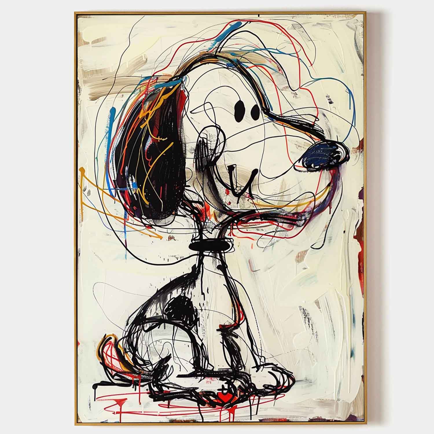 Graffiti Pop Art Snoopy Canvas KS0019 - Viral Wall Art