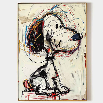 Graffiti Pop Art Snoopy Canvas KS0019 - Viral Wall Art