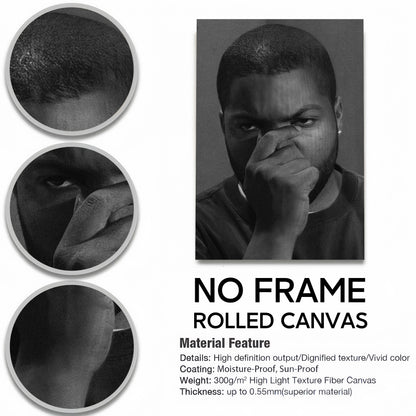 Funny Bathroom Wall Art Collection - Humor Animal & Famous Art Parody - Donkey, Cat, Mona Lisa & More (Restroom Decor)