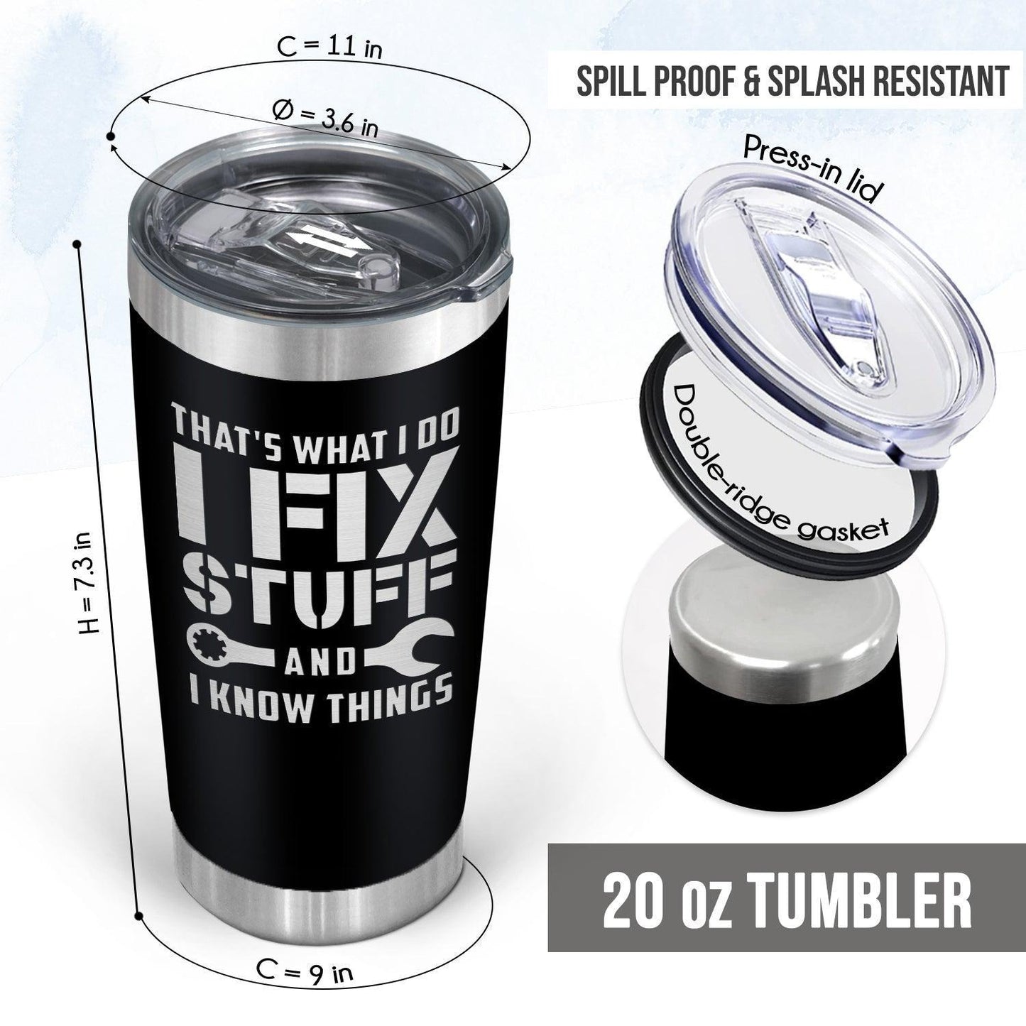 Funny Dad Gift Tumbler