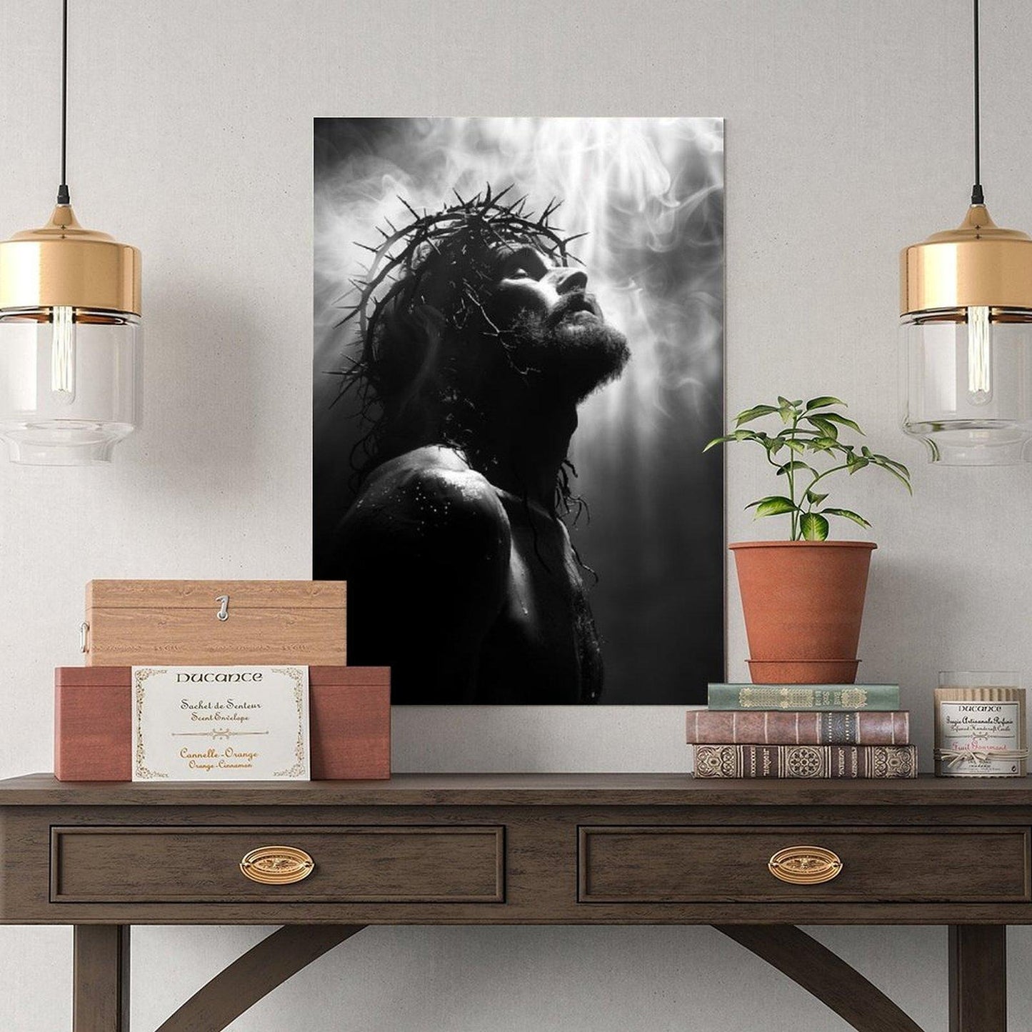 Jesus Christ Religious Portrait Canvas