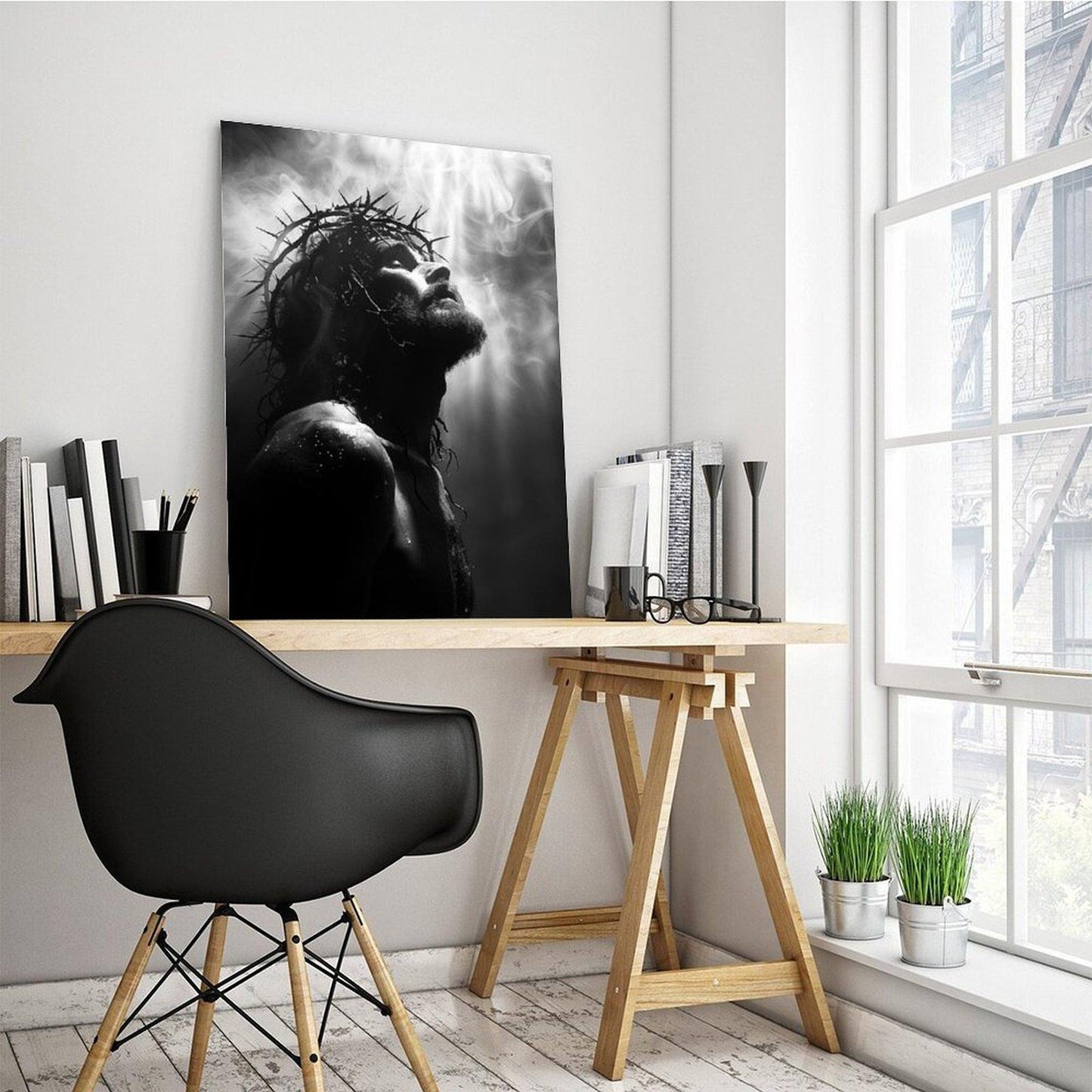 Jesus Christ Religious Portrait Canvas