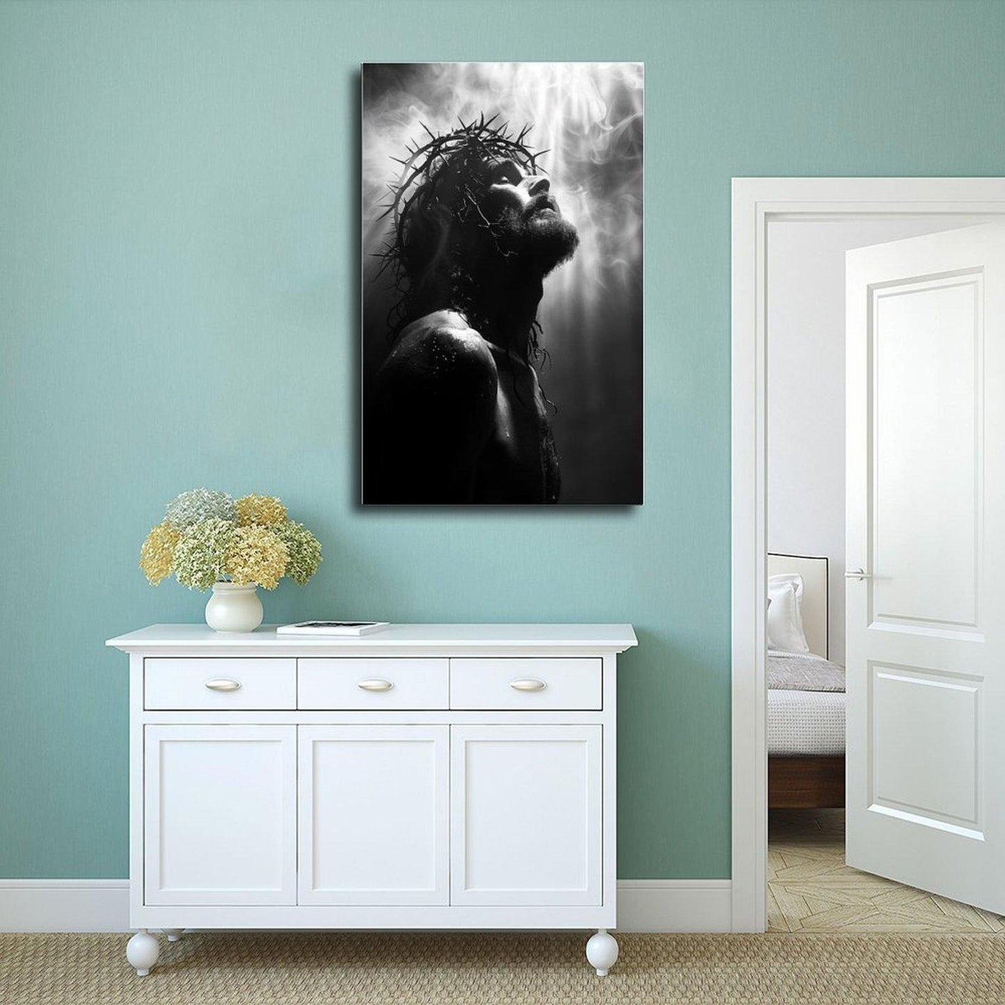 Jesus Christ Religious Portrait Canvas