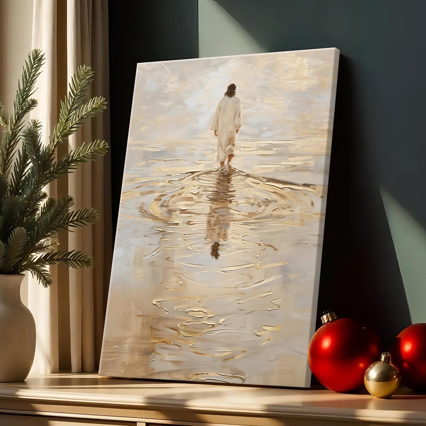 Jesus Walking on Water Poster