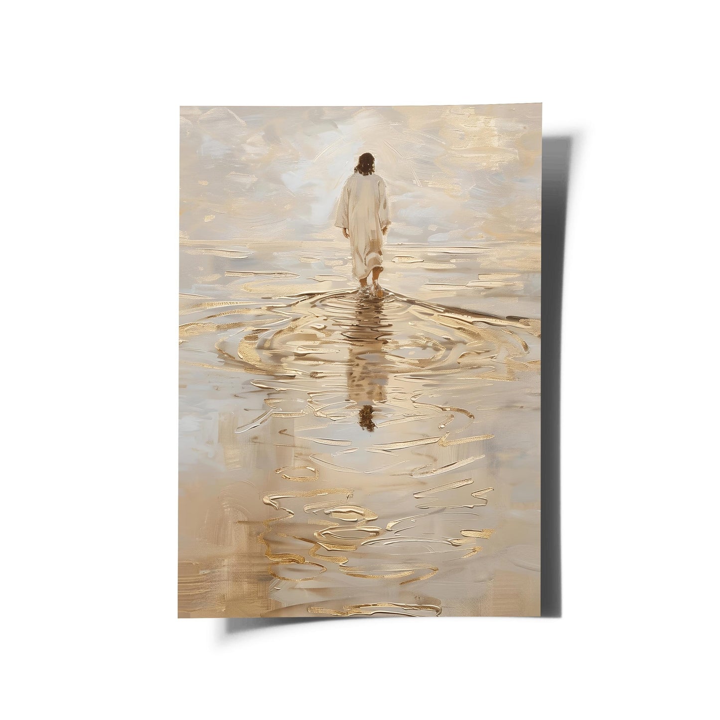 Jesus Walking on Water Poster
