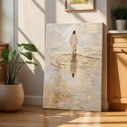 Jesus Walking on Water Poster
