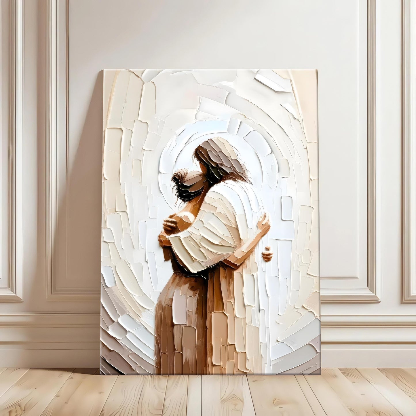 Jesus Embracing Woman Wall Art