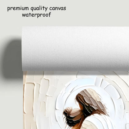 Jesus Embracing Woman Wall Art