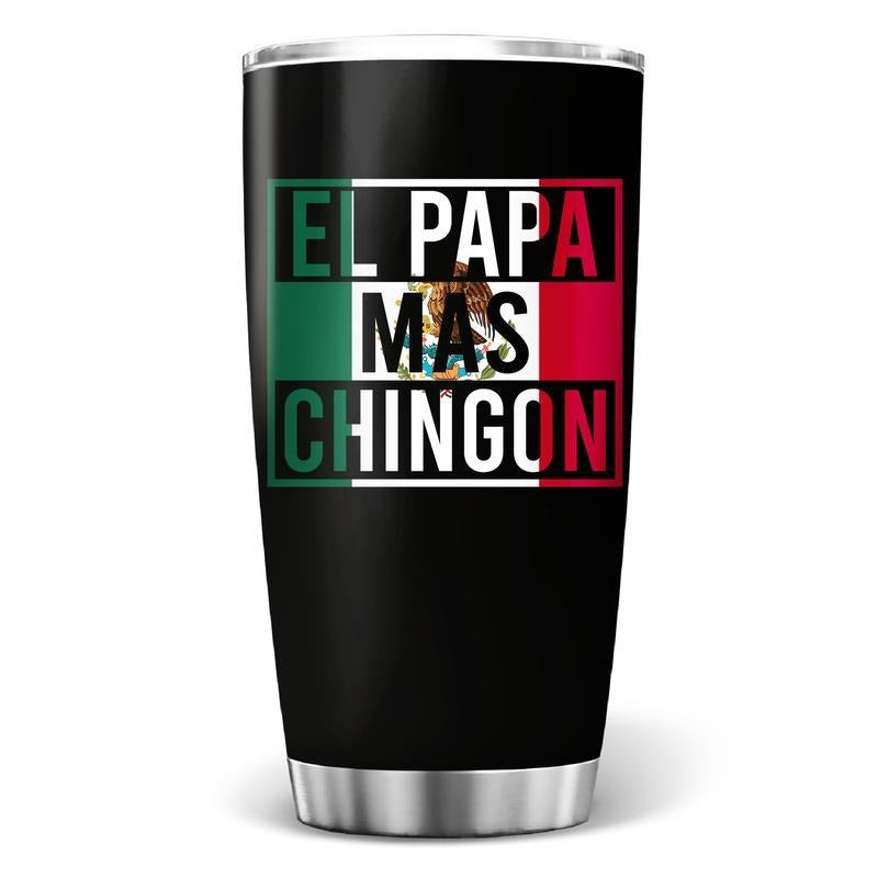 El Papa Mas Chingon Travel Tumbler