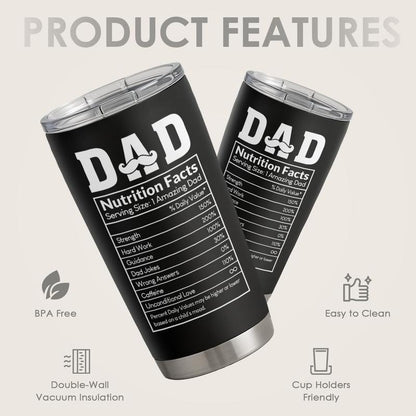 Dad Nutrition 20oz Tumbler