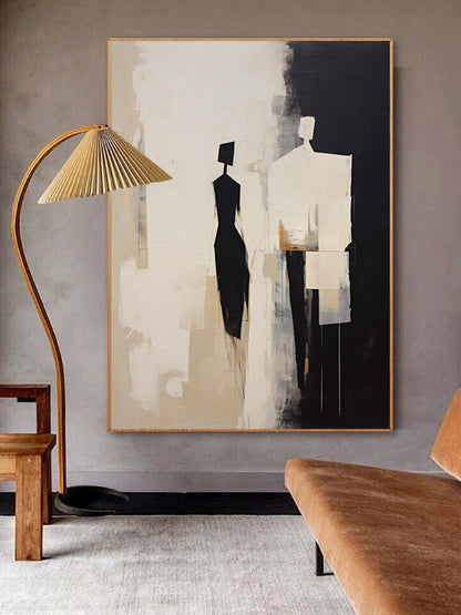Minimalist Cubist Figure Art JC0014 - Viral Wall Art