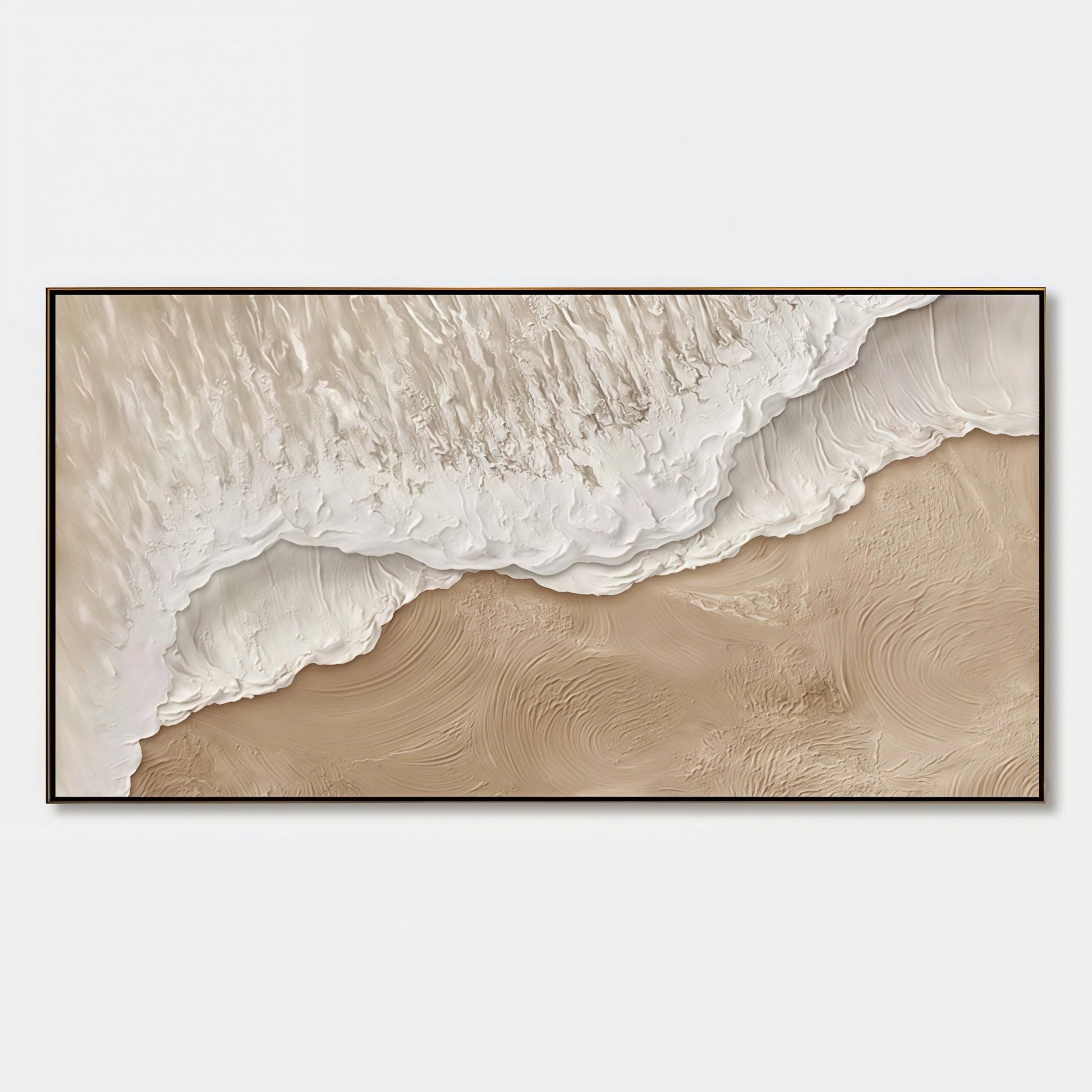 Warm Neutral Impasto Wall Art CZ0067 - Viral Wall Art