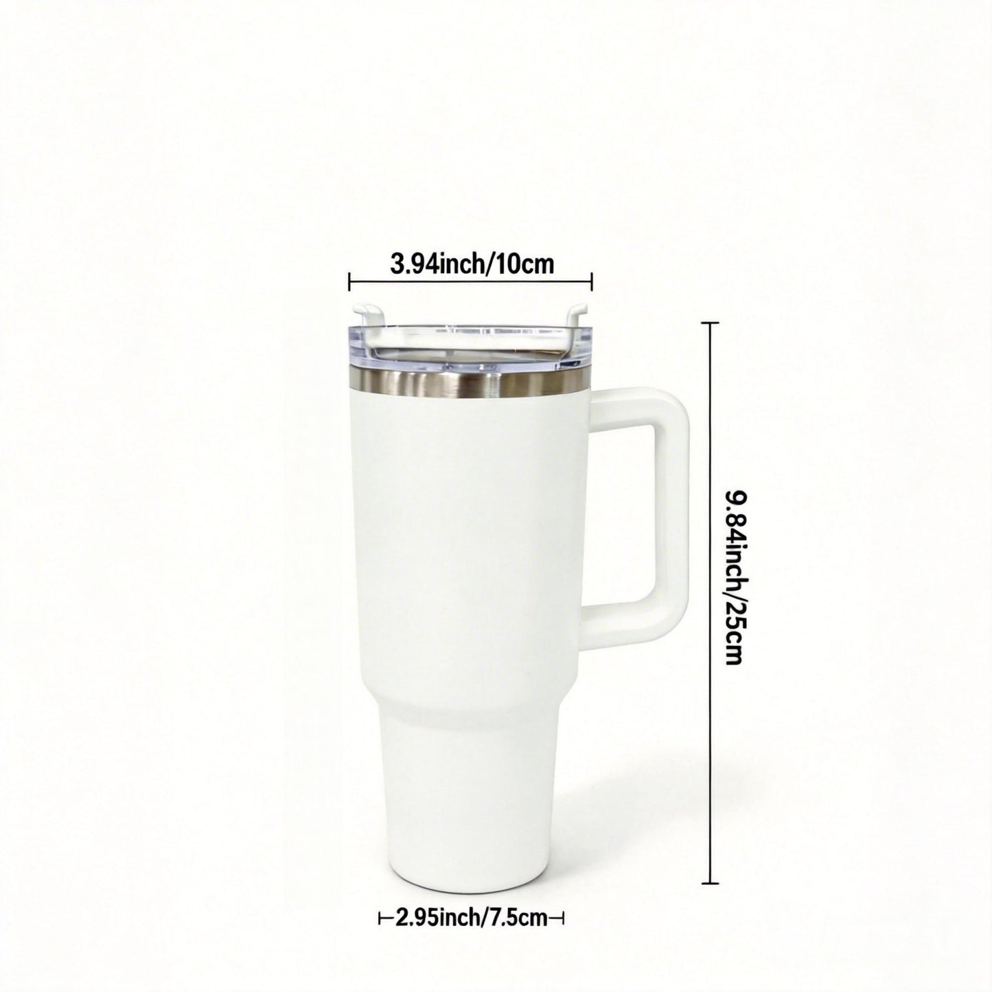 40oz Stainless Steel Insulated Nurse Tumbler with Handle, Straw, Lid, Reusable Vacuum Flask for Coffee, Stethoscope-Bandage-Pill-Heartbeat Print Travel Cup, Nurse Gift, Flasks