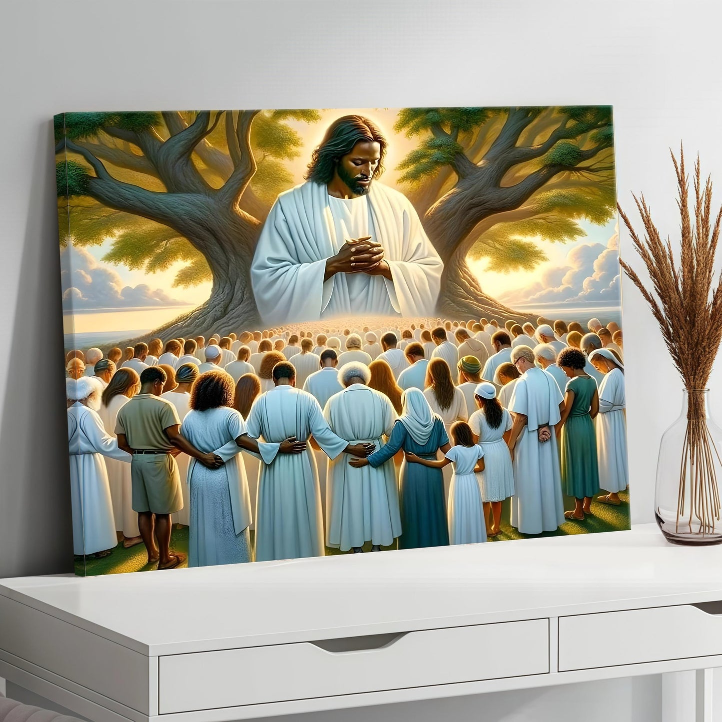 Black Jesus Wall Art Print