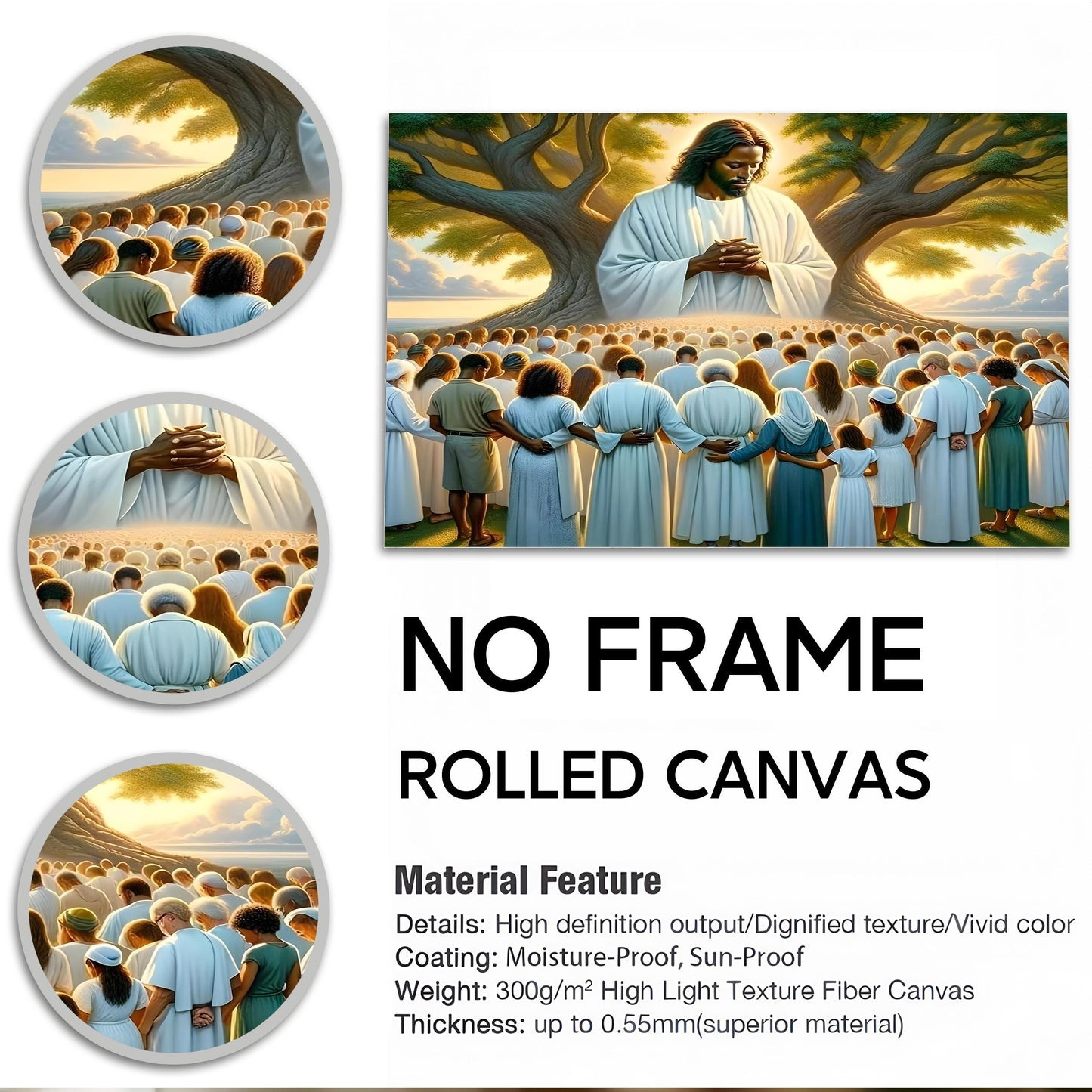 Black Jesus Wall Art Print