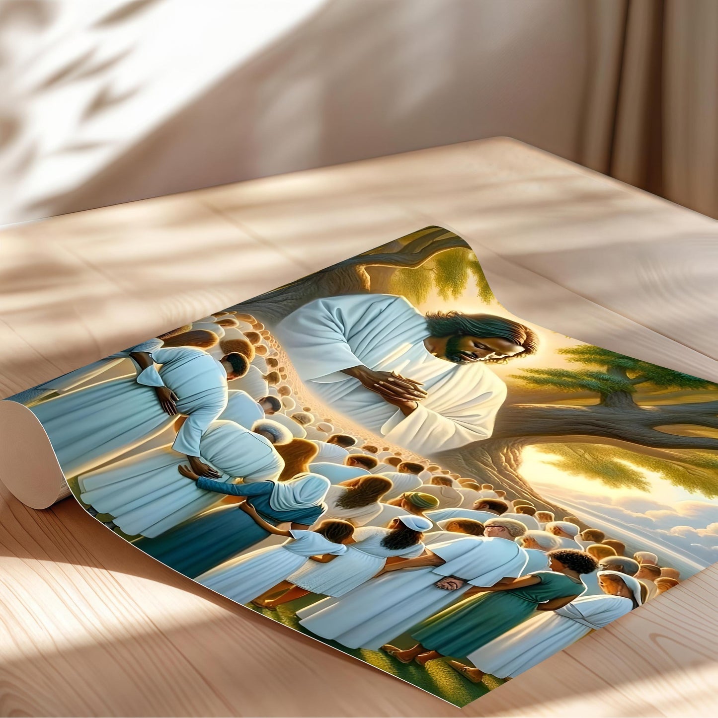 Black Jesus Wall Art Print