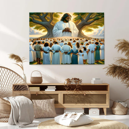 Black Jesus Wall Art Print