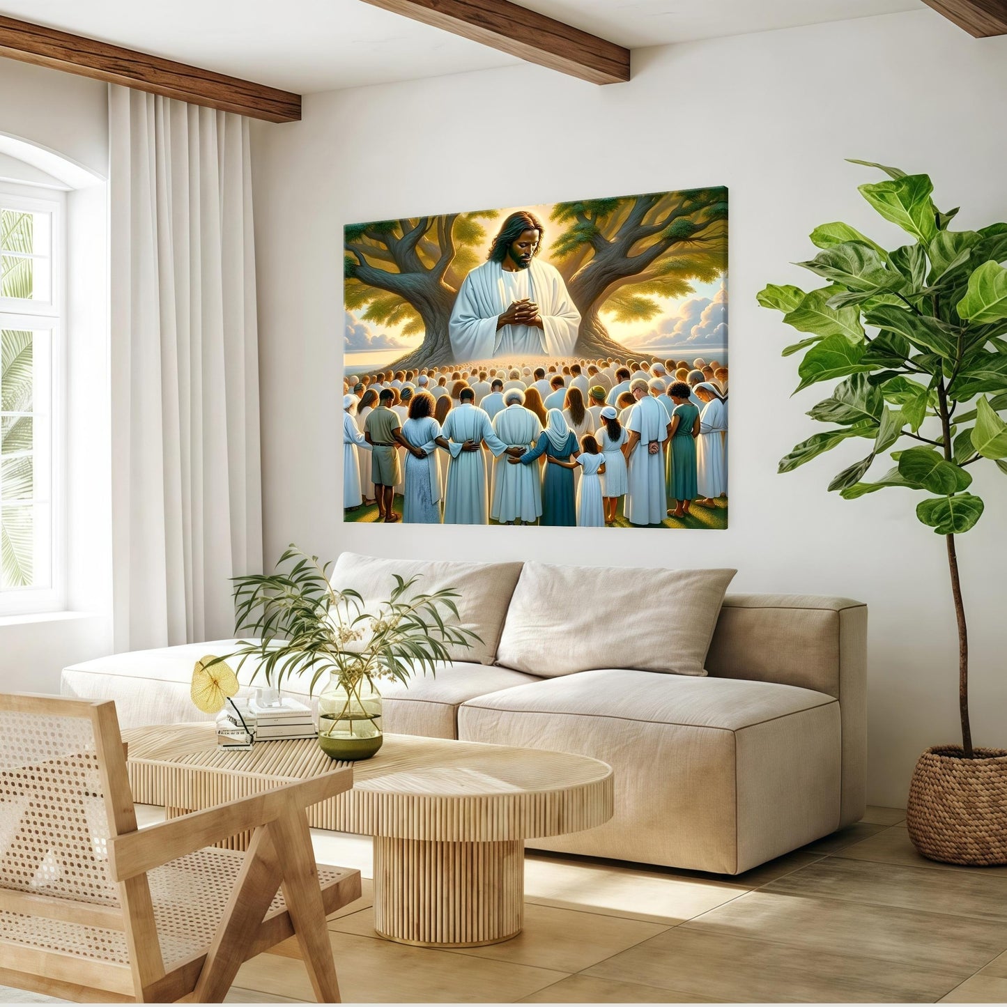 Black Jesus Wall Art Print