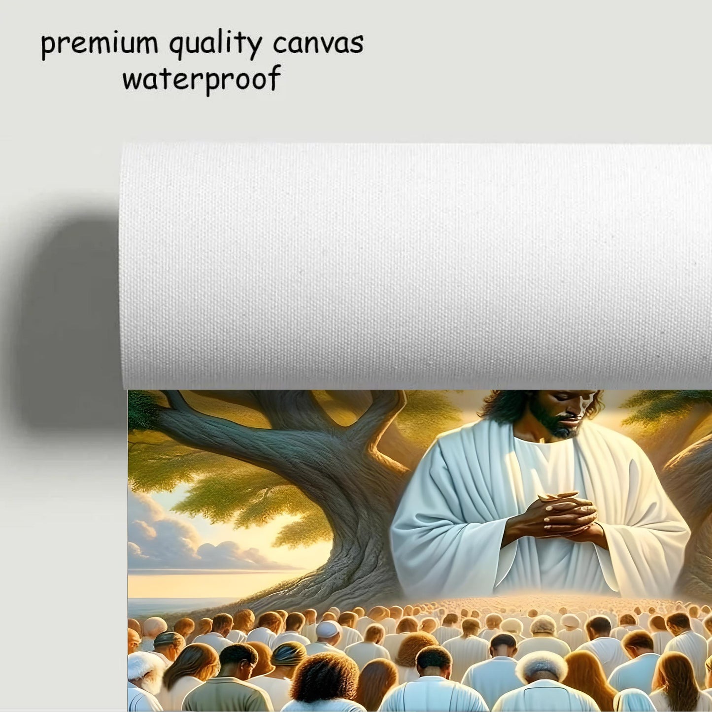 Black Jesus Wall Art Print