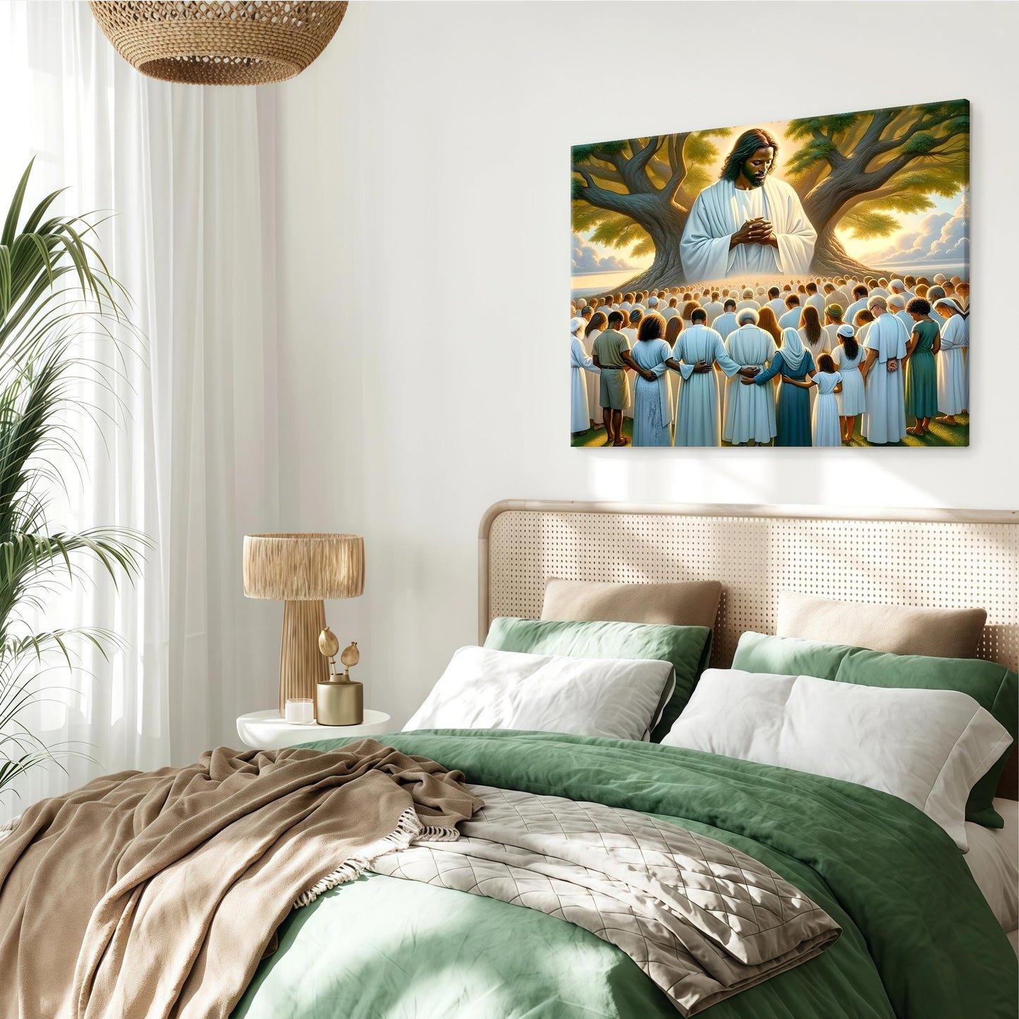 Black Jesus Wall Art Print