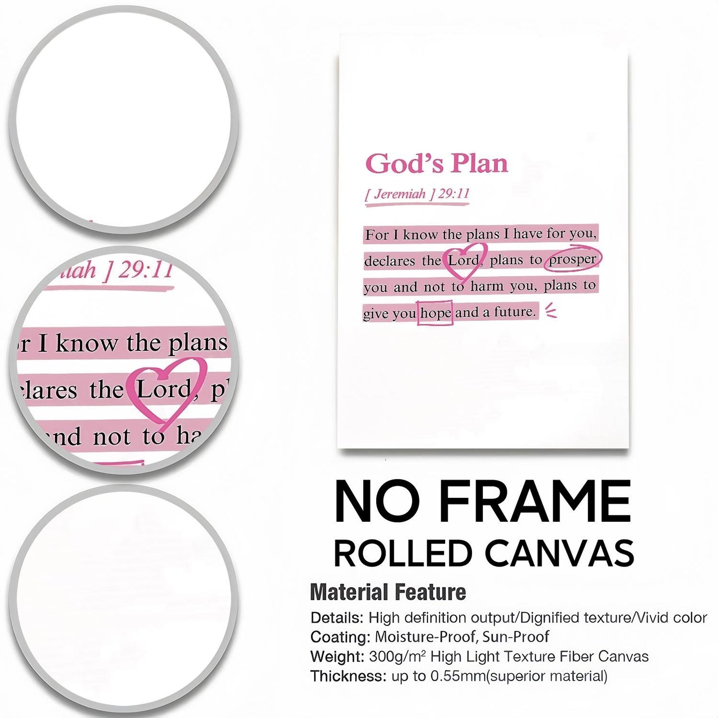 Jeremiah 29:11 Hope and Future Poster