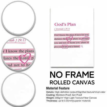 Jeremiah 29:11 Hope and Future Poster