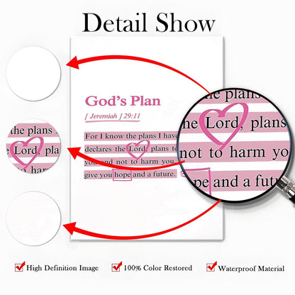 Jeremiah 29:11 Hope and Future Poster