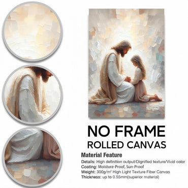 Jesus Praying with Child Wall Art