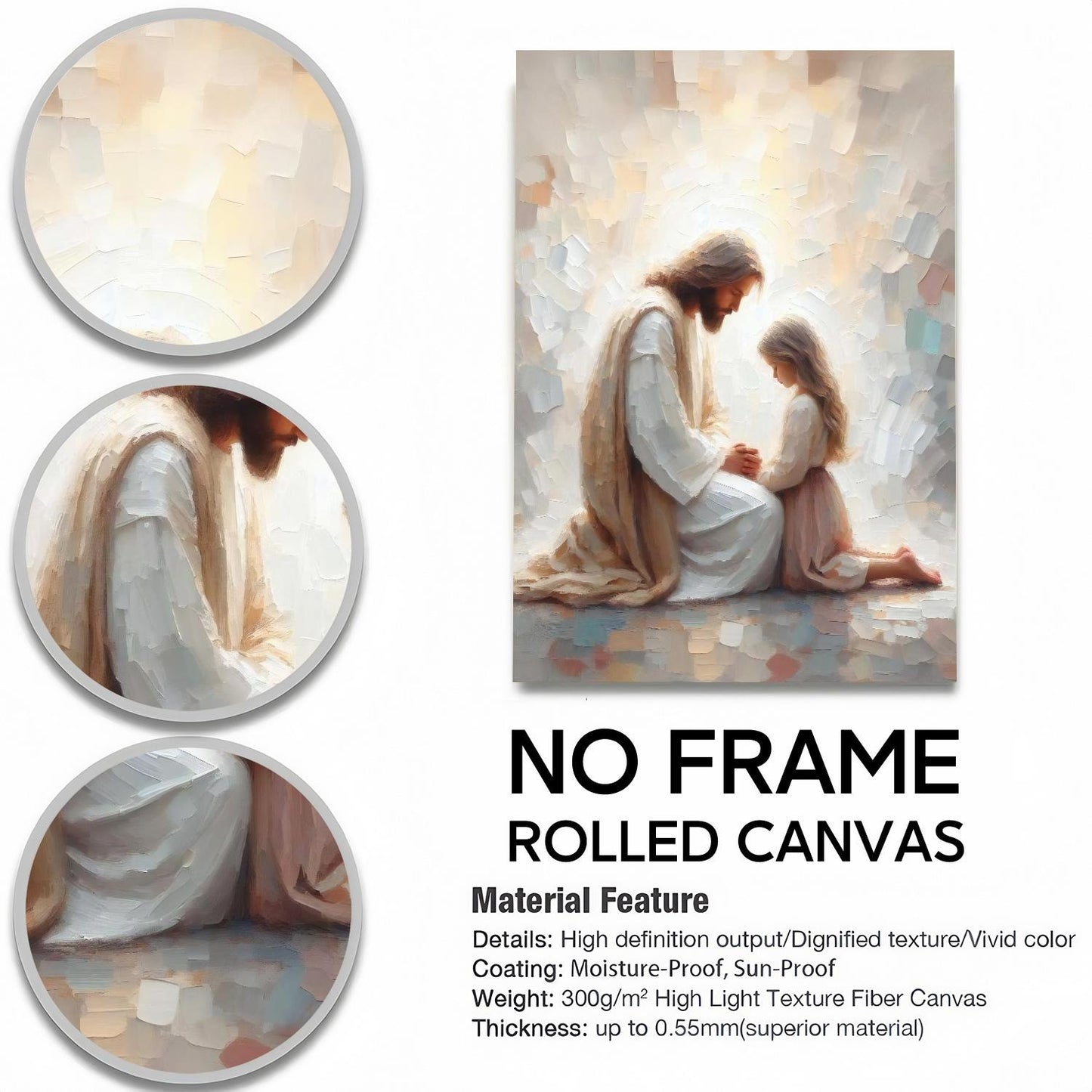 Jesus Praying with Child Wall Art