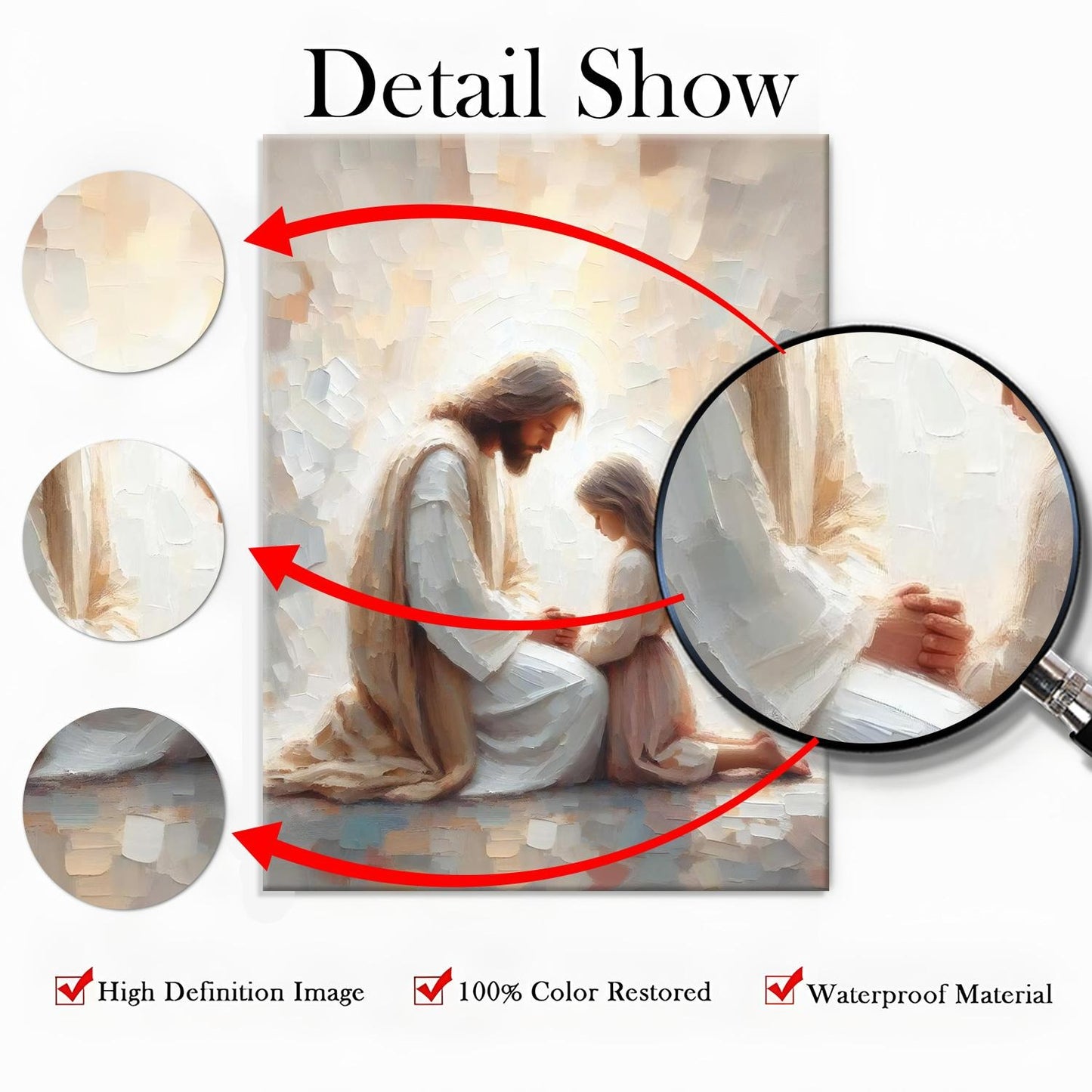 Framed Bible Verse Canvas Art