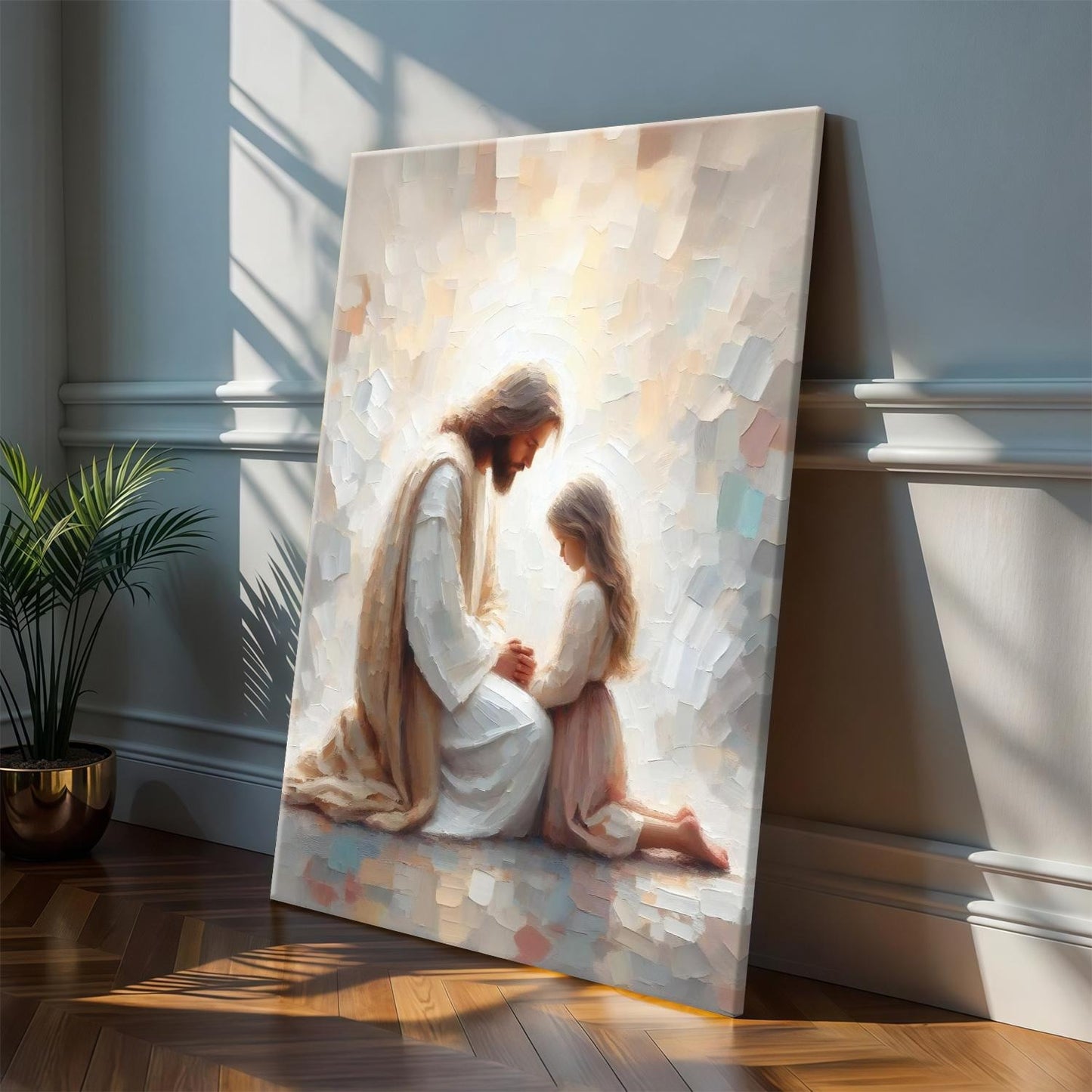 Jesus Praying with Child Wall Art
