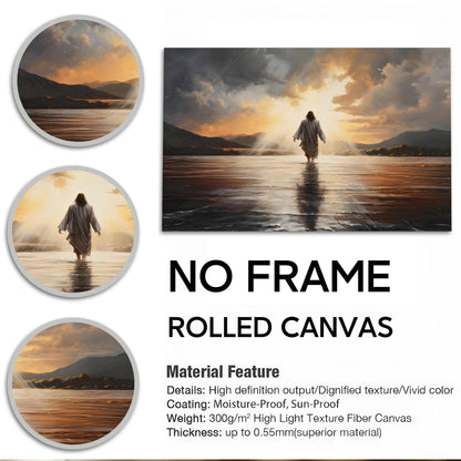 Jesus Walking on Water Modern Art