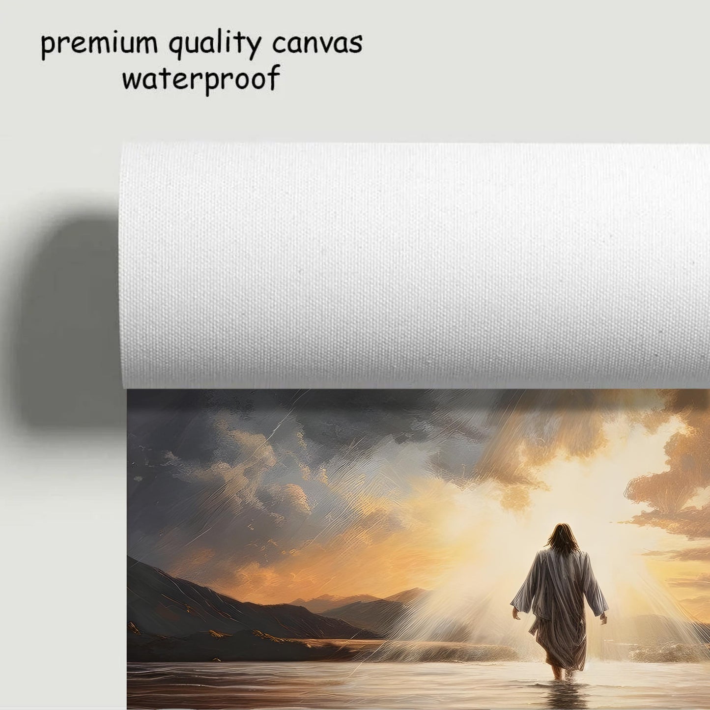 Jesus Walking on Water Modern Art