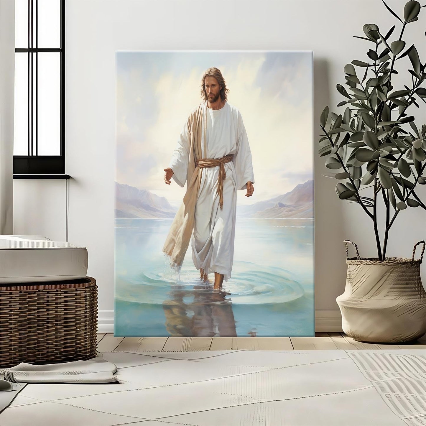 Faith Over Fear Christian Poster