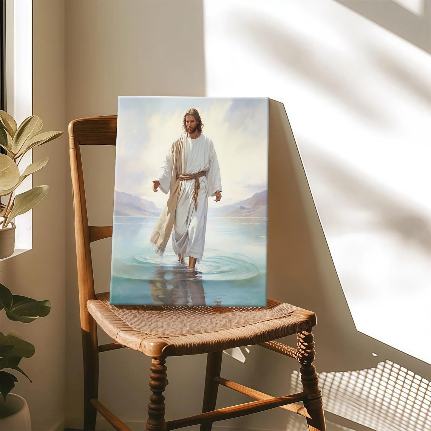 Faith Over Fear Christian Poster