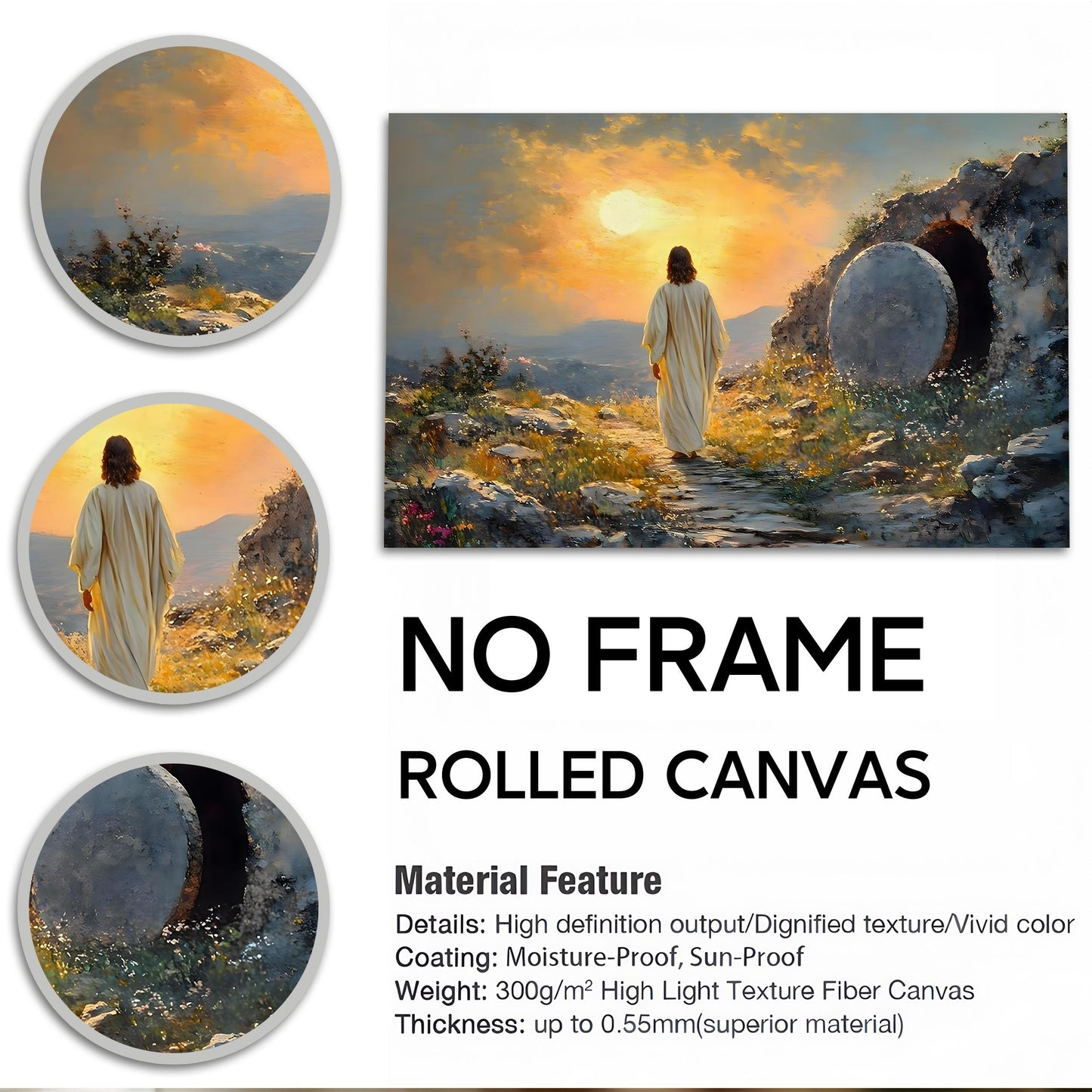 He Is Risen Easter Wall Art