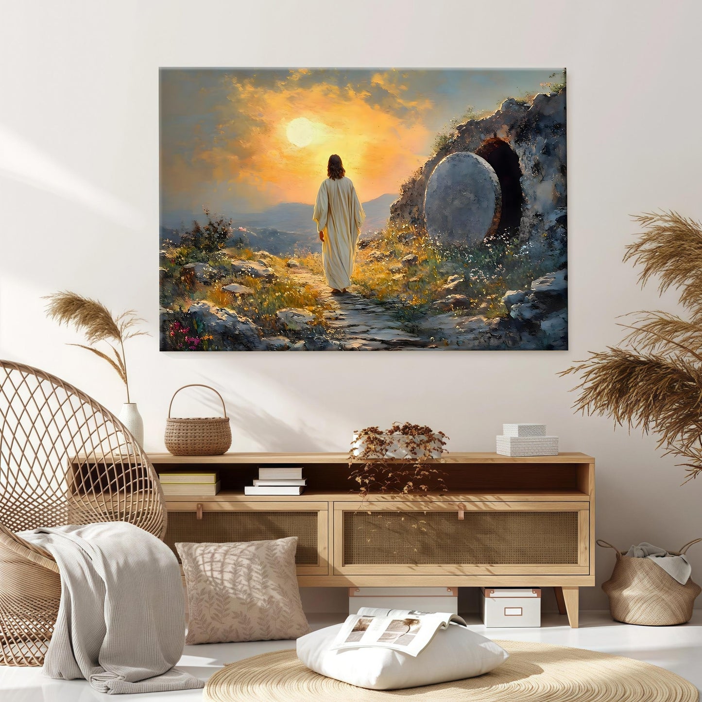 He Is Risen Easter Wall Art
