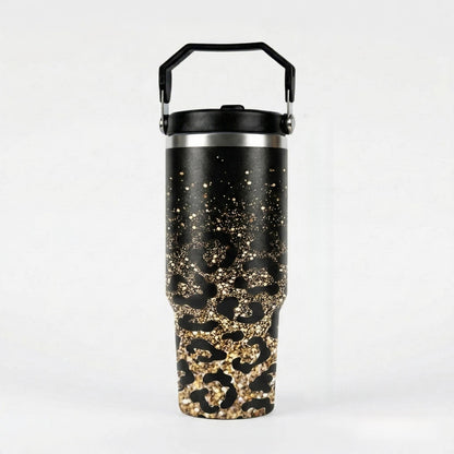 Sister Forever Friend artwork on 30oz insulated tumbler, front and back product view