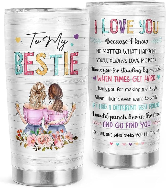 To My Bestie Friendship Tumbler