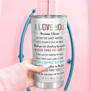 To My Bestie Friendship Tumbler