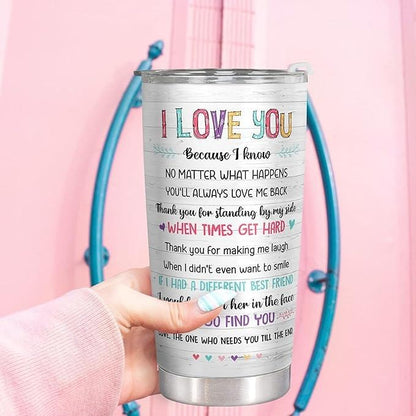 To My Bestie Friendship Tumbler