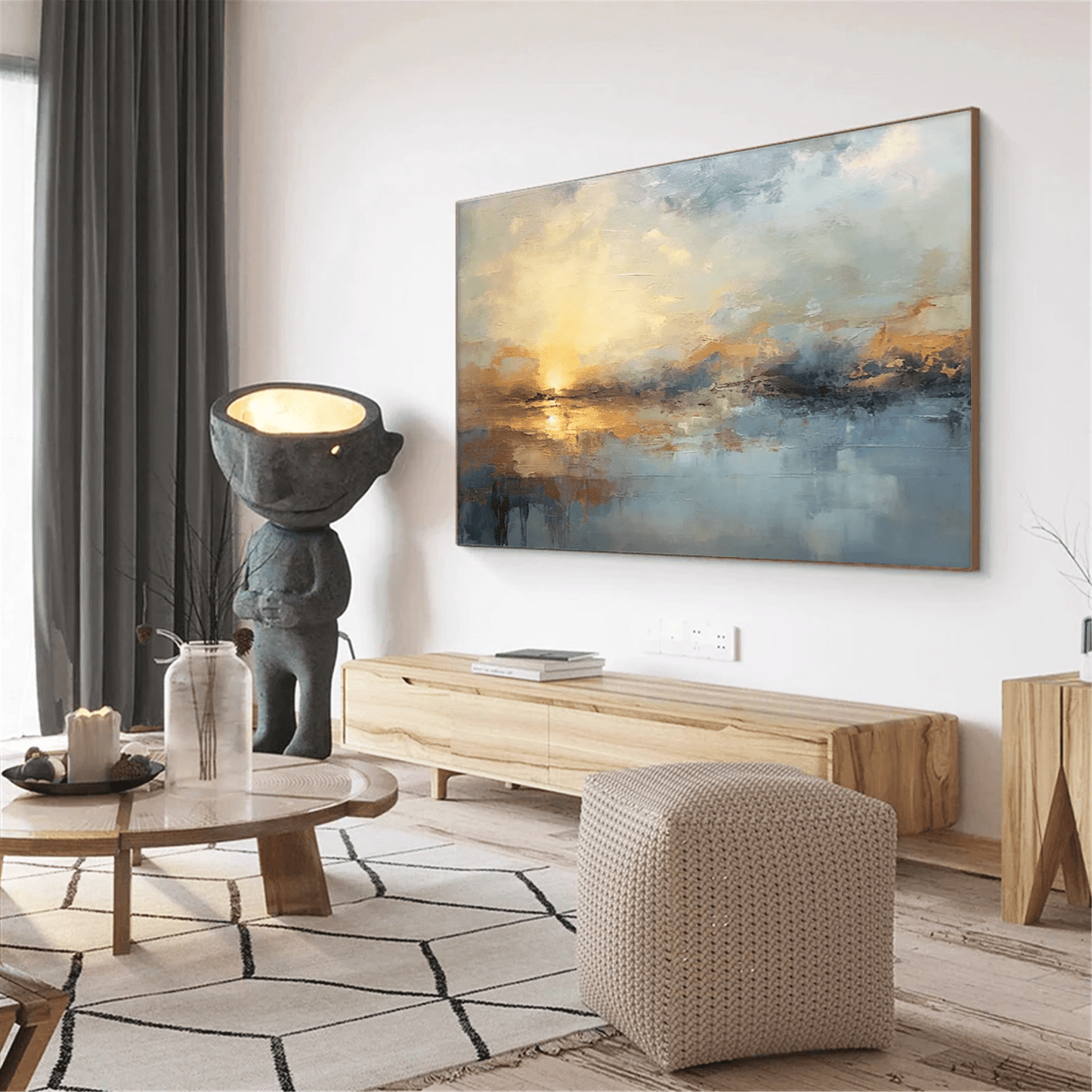 Abstract Impressionist Wall Art CY0026 - Viral Wall Art