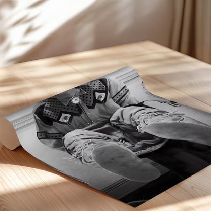 Funny Movie Bathroom Wall Art - "Dumb & Dumber" & "Bridesmaids" Toilet Scenes - Black & White Canvas Print (Restroom Decor)