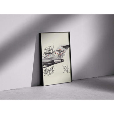 Vintage Hip Hop canvas wall art, additional product view 6 with retro & vintage styling for bedroom decor