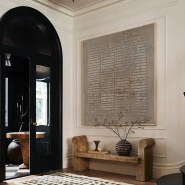 WABI SABI 3D Heavy Texture Minimalist Relief Oil Painting EC0079 - Viral Wall Art