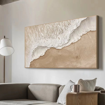 Warm Neutral Impasto Wall Art CZ0067 - Viral Wall Art