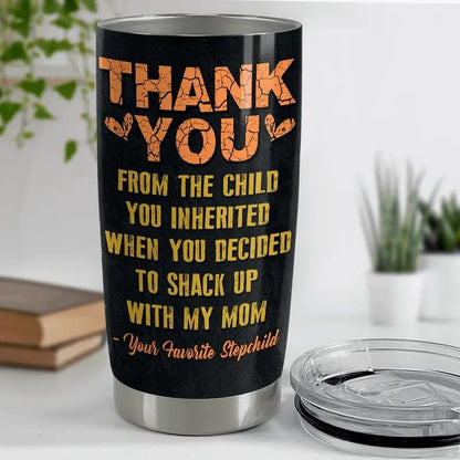 Step Dad Funny Gift Tumbler